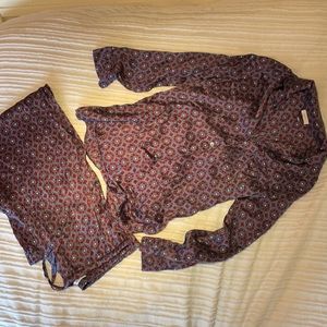 100% Silk Pajama Set